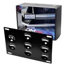 Bumper Tow Hook License Plate Relocator Bracket For 24 Mustang Black Horse Only