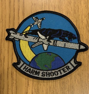 US Navy A-6 Harm Missile Shooter Patch Black Panthers
