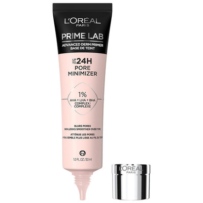L'Oreal Paris Prime Lab up to 24H Pore Minimizer Face Primer Infused with AHA, L