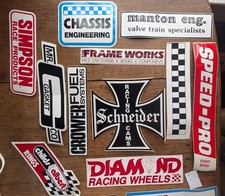 Vintage Decal Drag Racing Collection Large. Set6