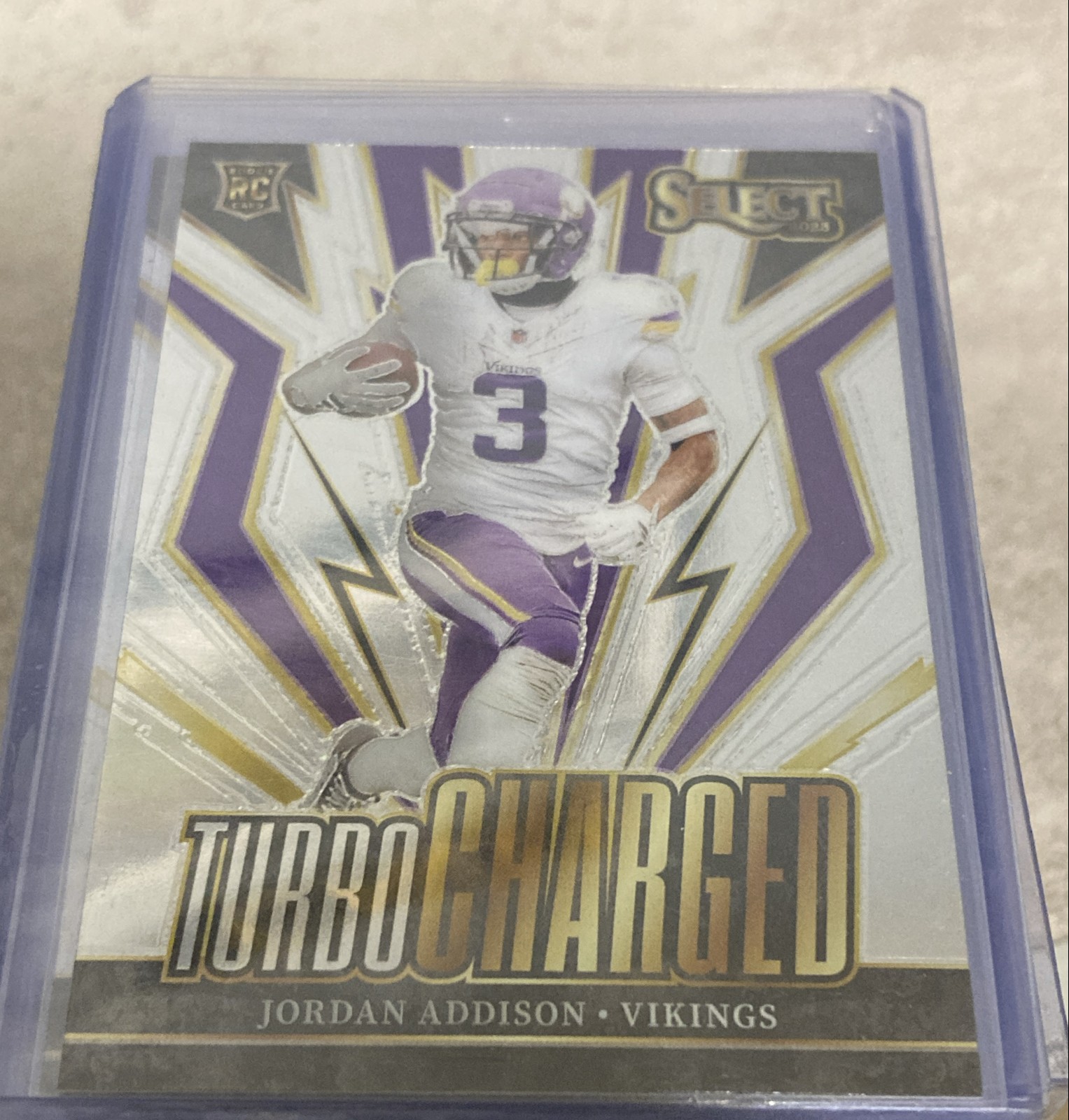 2023 Panini Select - Turbocharged Jordan Addison #TUR-JAD (RC)