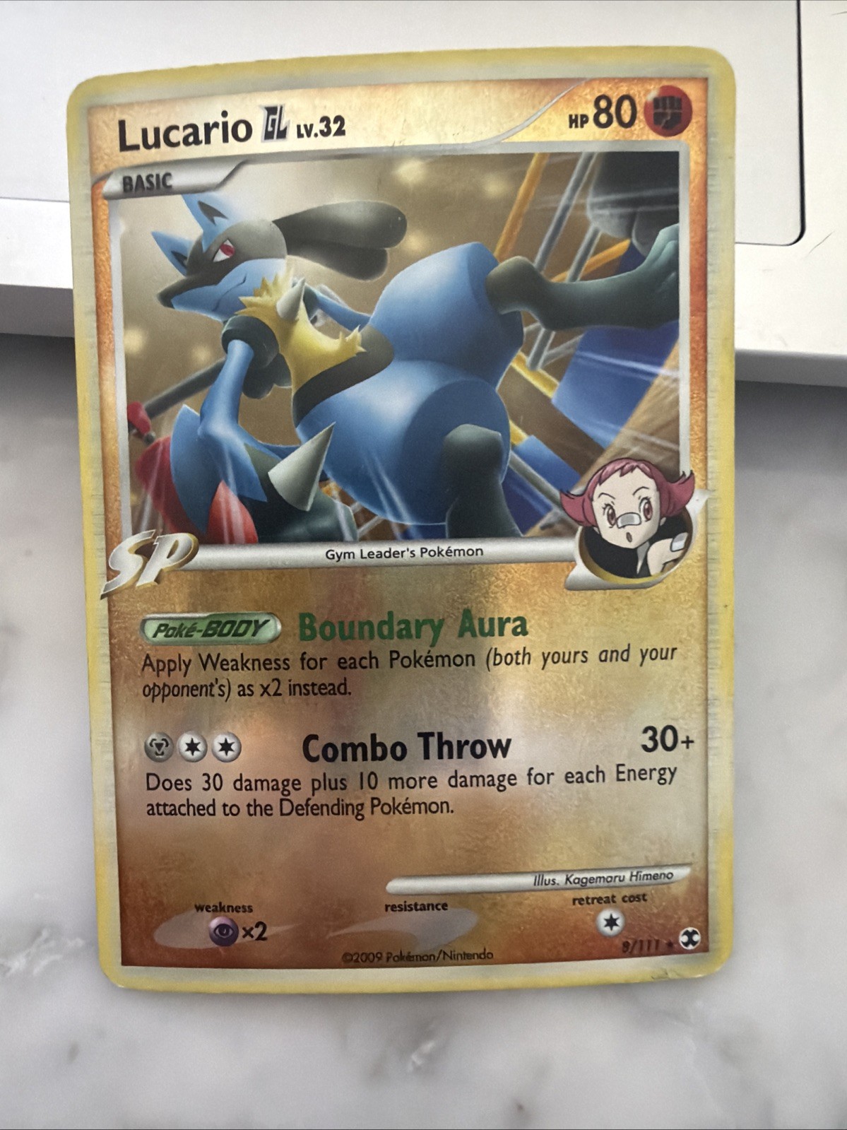 Lucario GL 8/111 RR Rare Rising Rivals Holo Pokemon lp