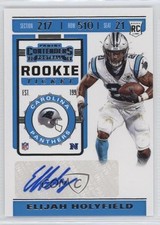 2019 Panini Contenders Rookie Ticket Variation Elijah Holyfield #164 Auto 19l7