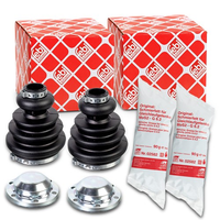 2X Febi Bilstein Faltenbalgsatz Achsmanschette Vorne Vw Multivan Transporter