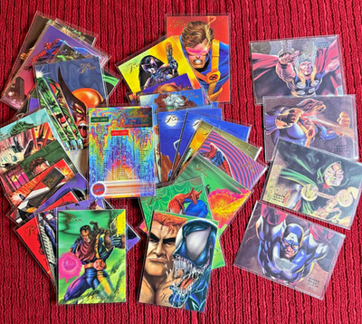 1994 FLAIR MARVEL ANNUAL - BASE / INSERTS  CLEAN - WELL TAKEN CARE OF  PICK 