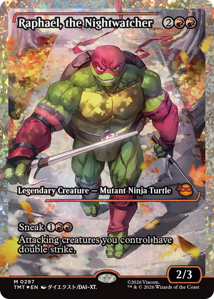 Raphael, the Nightwatcher (FOIL) x1 - MTG Teenage Mutant Ninja