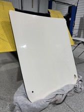 1959 El Camino Fiberglass Tonneau Cover With Locks Lift Shocks Painted White 1959 El Camino Fiberglass Tonneau Cover With Locks Lift Shocks Painted White