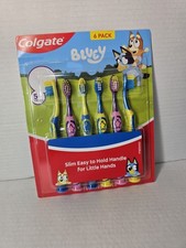 Colgate Bluey 6 Pack toothbrushes New in Package