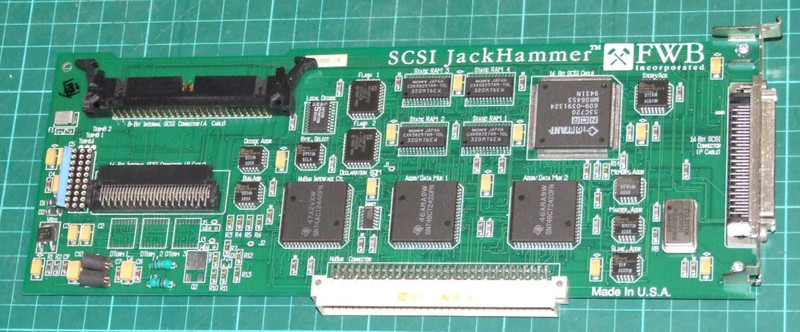 FWB JackHammer NuBus SCSI Accelerator Card for Macintosh II / Quadra – Fast SCSI