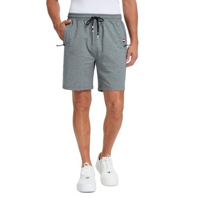 Herren Sport Shorts aus Baumwolle Sommer, kurze Hose weich und atmungsaktiv