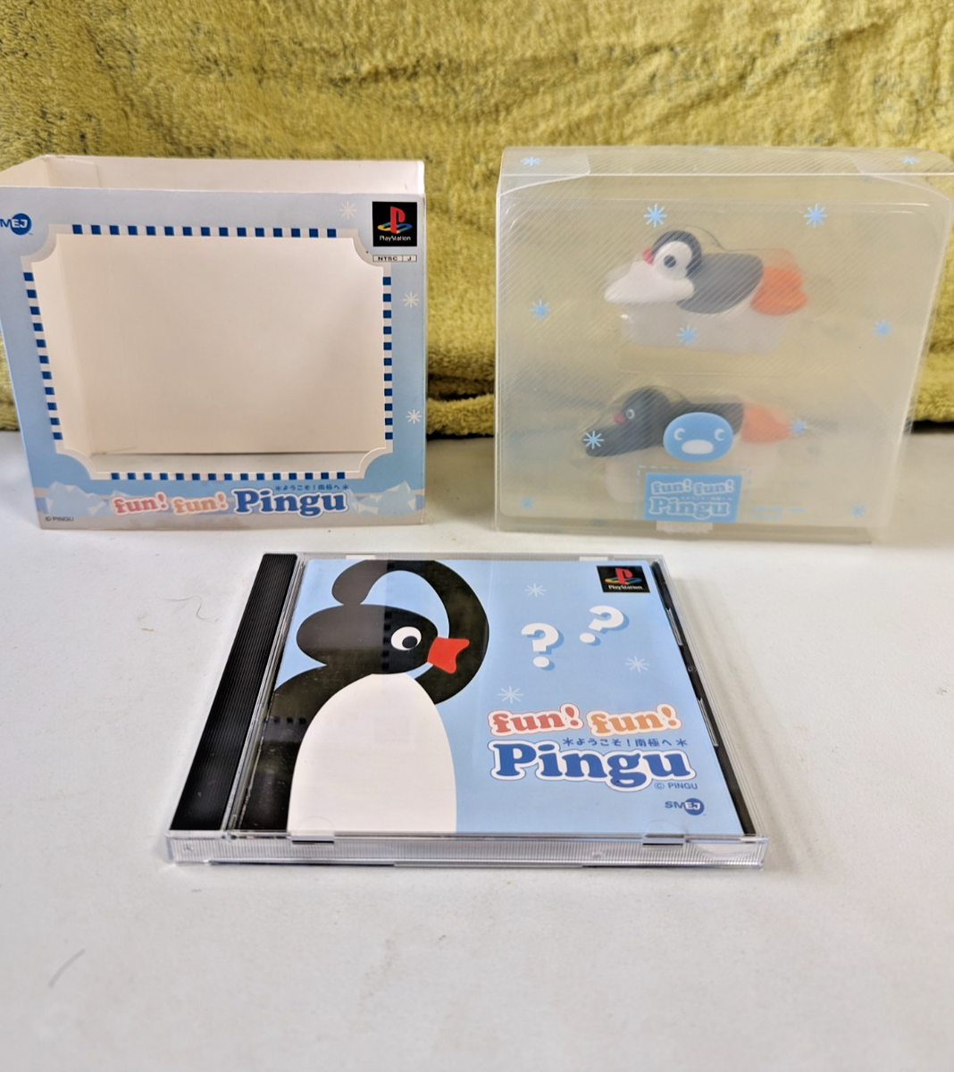 Pingu 2007 限定 メモリアルプレート 078/100 FUN FUN PINGU Limited Edition GOOD PS1 Playstation For JP System