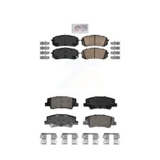 AmeriBRAKES KNF-101869 4-Wheel Set Brake Pad Sets Front & Rear for Kia K5 Sonata