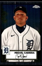 Miguel Cabrera 2021 Topps Chrome Platinum Anniversary #194 Tigers MLB READ