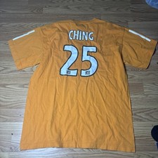 Vintage Houston Dynamos Brian Ching Shirt Medium USMNT MLS Soccer Adidas