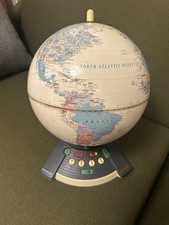 Vintage GeoSafari World ExploraToy Model 6490 Electronic Talking Globe -works