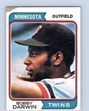 1974 Topps #527 Bobby Darwin Minnesota Twins Baseball Card VG