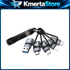 USB A to USB C OTG Adapter 6 Pack, Fast Charging  Data Transfer, Type-C Convert