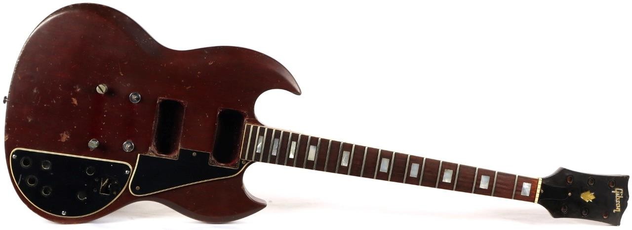 1972 Gibson SG Deluxe Stereo Electric Guitar Husk