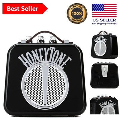 Compact 10W Honeytone N-10 Guitar Mini Amp with Headphone Jack & Belt Clip