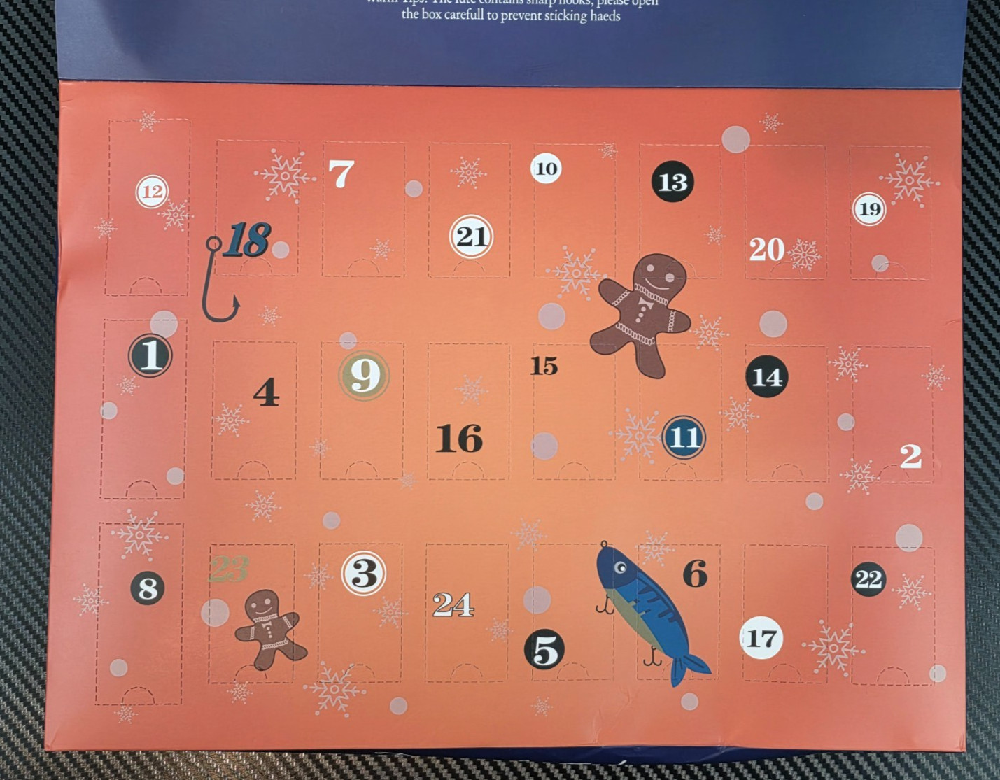 24 Days Of Fishing Joy Fishing Lure Advent Calendar *Read
