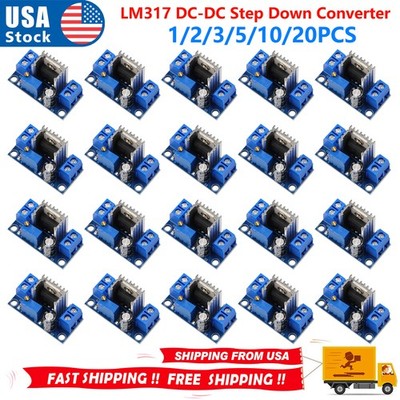Lots LM317 DC-DC Converter Adjustable Linear Regulator Step Down Circuit Board