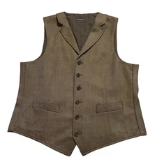 Tailored Culture Stafford Suit Separate Vest Men’s Size 40 Brown 