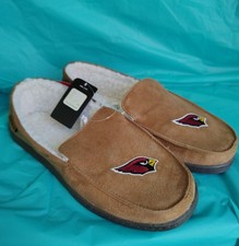 FOCO Men's Arizona Cardinals NFL Moccasin Slippers Size Medium 9-10 