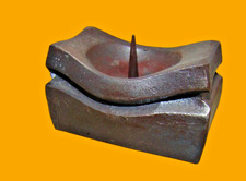 Kerzenhalter Schmiedeeisen Brutalismus Design 1960er 1970er Jahre
