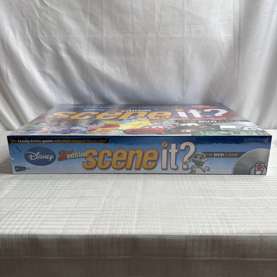 Disney 2nd Edition Scene It? DVD Game Trivia Game Mattel 2007 BRAND NEW SEALED - Image 4 of 4