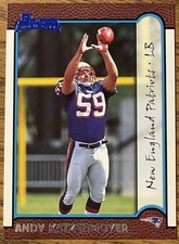 Andy Katzenmoyer 1999 Bowman Rookie Card #179 NE Patriots NFL RC Free Shipping. rookie card picture