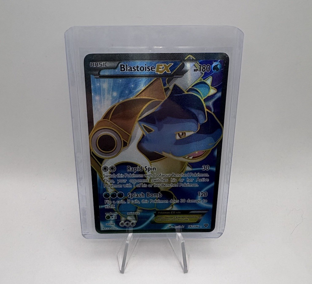 Blastoise EX Pokemon TCG (XY Base Set 142/146) Full Art Ultra Rare NM