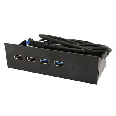 Heayzoki 5.25in Front Panel USB C Hub, USB2.0 2 USB3.0 High Speed...