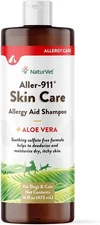 NaturVet Aller-911 Skin Care Allergy Aid Shampoo for Dogs and Cats 16-Ounce
