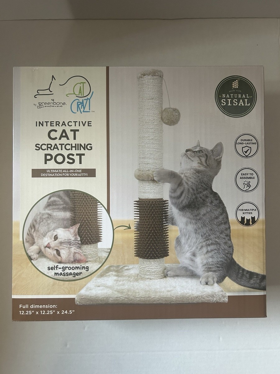Cat Crazy by Greenbone Interactive Cat Scratching Post Sisal Ball