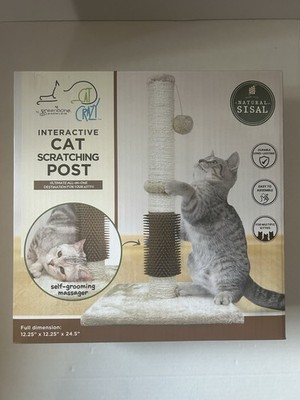 Cat Crazy by Greenbone Interactive Cat Scratching Post Sisal Ball