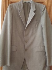 Yves Saint Laurent Vintage Men s Brown Blazer 2-Button Notch Lapel Made France
