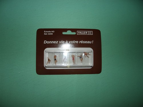 * FALLER boite de 6 figurines baigneurs 8209 NEUF (n°2) | Condition: Neuf
