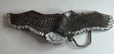 Vintage Eagle Belt Buckle/ The Great American Buckle Co / 1981 / Serial# 491 USA