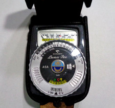 Gossen Luna-Pro ASA Analog Light Meter w/Case Cord Batteries Made In Germany EUC