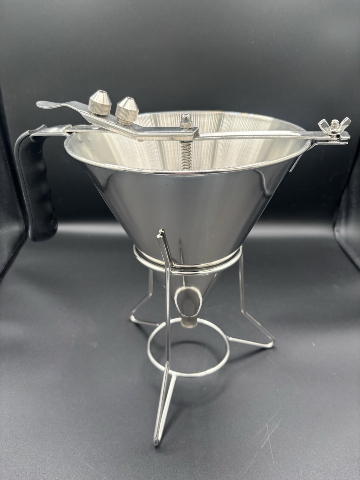 Confectionery Funnel with Stand and Three Nozzles Stainless Steel Commercial ...