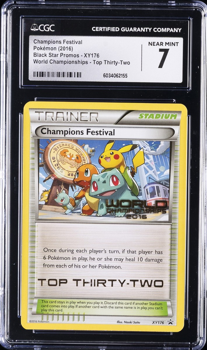 2016 POKEMON #XY176 CHAMPIONS FESTIVAL CGC 7 | eBay
