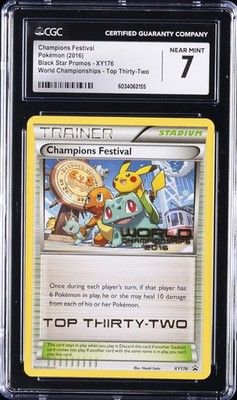 2016 POKEMON #XY176 CHAMPIONS FESTIVAL CGC 7 | eBay