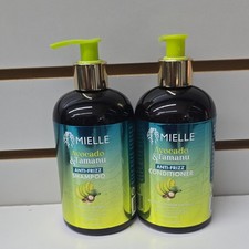 Mielle Avocado Tamanu Anti-Frizz Shampoo Conditioner Set Smoothing 12 fl oz