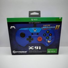Hyperkin X91 Megaman Wired Controller for Xbox One Windows 10 Tested CIB