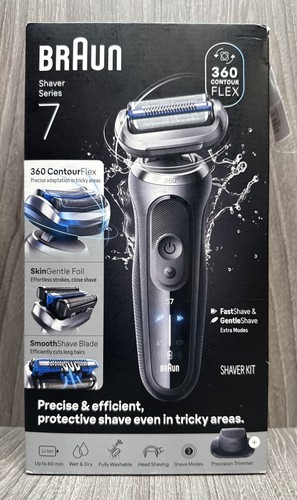 BRAUN Series 7 7120S WET & DRY 360 kabelloser Elektrorasierer mit flexiblem Kopf (BRANDNEU - Bild 1 von 2