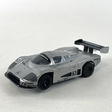 Afx Aurora Tomy HO Slot Car Super G Plus 9201 #63 Mercedes Sauber C9 RARE!