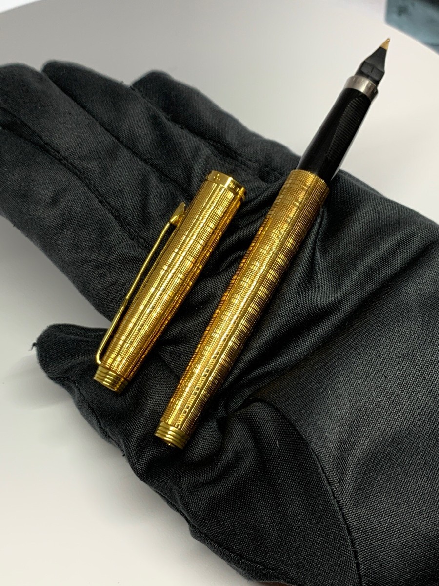 PARKER 75 PLACE VENDOME FOUNTAIN PEN GP ECOSSAIS FRANCE
