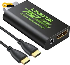 Linkfor PS2 to HDMI Converter for Sony Playstation 2 PS2 to HDMI Adapter with 3.