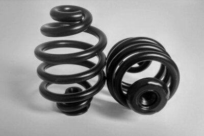 Easy Fit schwarze Federn 3'' Solo Sitzbefestigung Bobber Harley Chopper