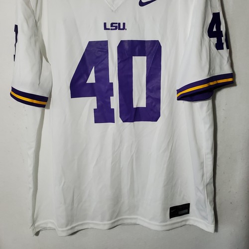 Harold Perkins LSU Fußball Trikot weiß Nike Team Neu mit Etikett - Bild 4 von 15